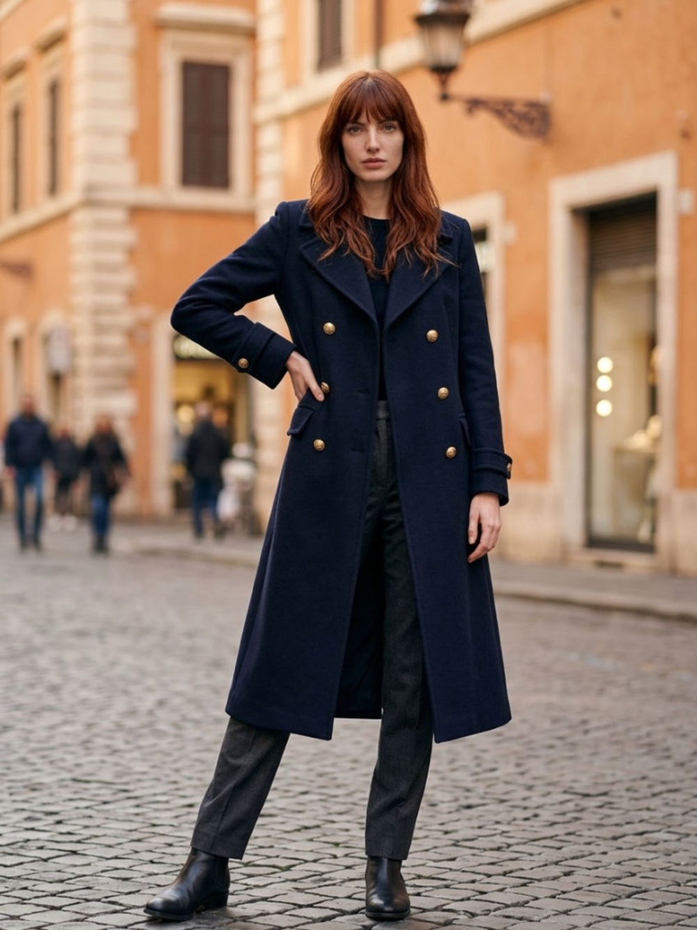 NWOT De La Crème wool and cashmere coat size 4